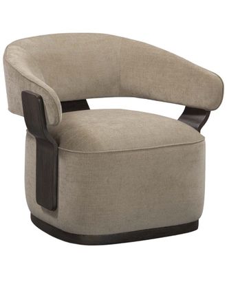 TOV Furniture Tov Furniture Madison Chenille Swivel Accent Chair In Stone