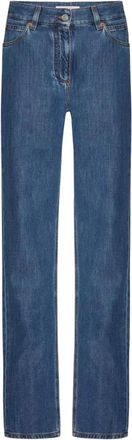 Valentino Straight Jeans, female, Blue, Size: W27 Straight Jeans