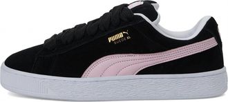 Puma Womens Suede Xl Shoes In Black/whisp Of Pink