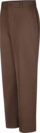 Red Kap Mens Wrinkle-Resistant Cotton Work Pant, Brown, 36x34