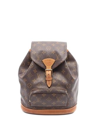 Louis Vuitton 1999 Montsouris MM monogram backpack - Bruin
