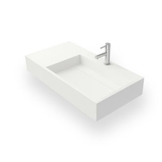 Ambra Fabiola G - Lavabo Rectangular Suspendido - Lavabo