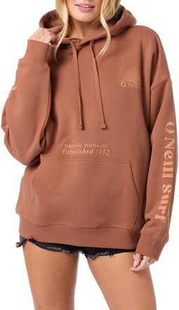O'Neill Chore Break Oversize Hoodie in Carob Brown at Nordstrom, Size X-Small