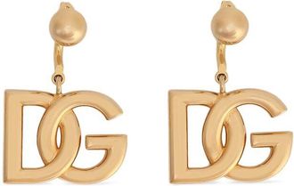 Dolce & Gabbana DG-logo Drop Earrings
