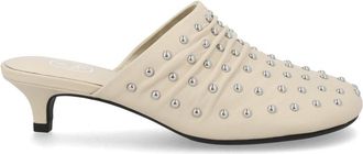 Ash Eloise Pointed Studded Leather Mules