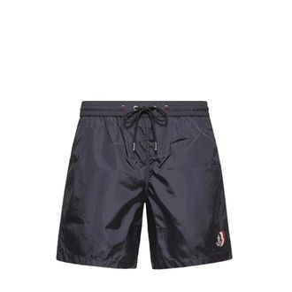 Moncler Archive Logo Swimshorts - male - Moncler - Beachwear - Blue - XL - Swimwear