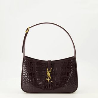 Saint Laurent Shoulder Bags, female, Brown, Size: ONE SIZE Le 5 &agrave; 7 Shoulder Bag