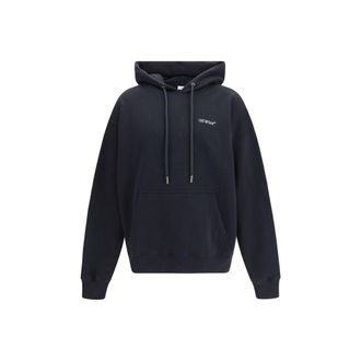 Off-white Black Cotton Mens Sweatshirt