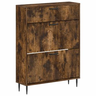 vidaXL Armario Zapatero Haarlem 78 X 24 X 103 Cm Madera De Ingenier&iacute;a Vidaxl