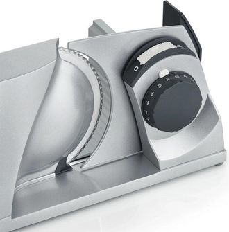 GRAEF Mytiny Mt1000 - Cortadora Plegable, 170 W, Cuchilla &Oslash;170 Mm, Met&aacute;lica, Corte 0-15 Mm, Pan, Compacta, Made In Germany, Plata
