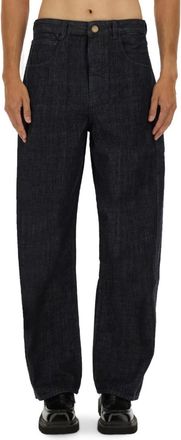 Jacquemus Dark Blue Loose Jeans