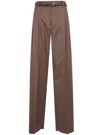 Max Mara Pants Wool Brown Mst Lago