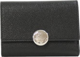 Loewe Black Leather Wallet (Bi-Fold) (Pre-Owned)