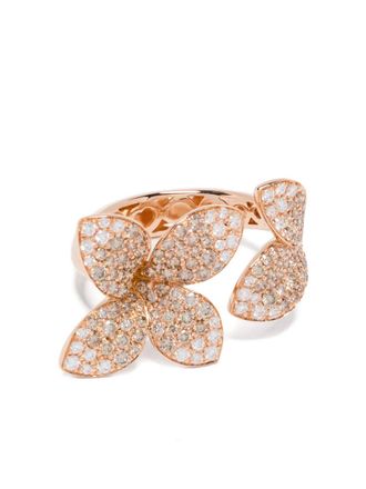 Pasquale Bruni Anello Giardini Segreti in oro rosa 18 carati con diamanti