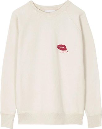 Isabel Marant Millyny Sweatshirt - Dames - Sweatshirts - Wit - 2XS - Katoen - Hoodies & sweatvesten