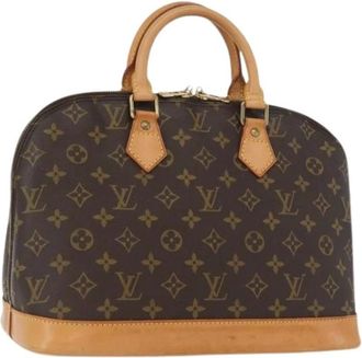 Louis Vuitton Pre-owned Handbags, female, Brown, Size: ONE SIZE Pre-owned Canvas Handbag