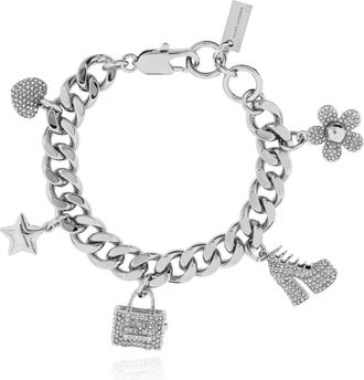 Marc Jacobs Armband met bedels - Dames - Armbanden - Grijs - ONE Size - Accessoires