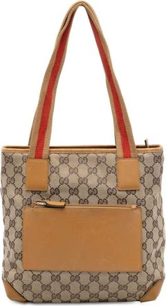 Gucci Pre-owned Gucci GG Canvas Web Shoulder Bag 019 0402 3754