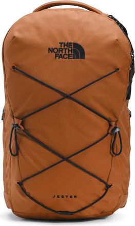 The North Face Mens Jester, TNF Black/Fiery Red, One Size, Leather Brown/Tnf Black-npf, One Size, Jester Everyday Laptop Backpack | Commuter Daypack with Water Repel
