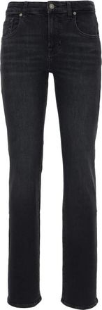 7 For All Mankind Straight Jeans - Dames - Regular Fit Jeans - Zwart - W28 - Jeans