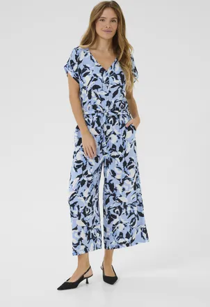 Kaffe Jumpsuit Loose fit blue multi