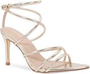 Berness Strappy Stiletto Sandal in Gold at Nordstrom Rack, Size 6.5