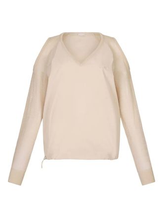 Liu Jo Sweater met uitgesneden details - Beige