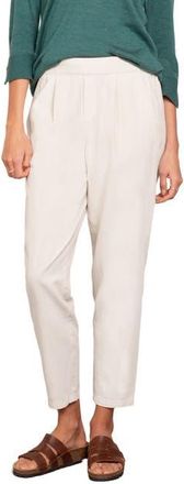 Celtic & Co. Twill Tapered Pull On Pants in Oatmeal at Nordstrom, Size 14