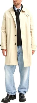HUGO BOSS Maver 2431 Coat - Heren - Mantel - Beige - M - Jassen