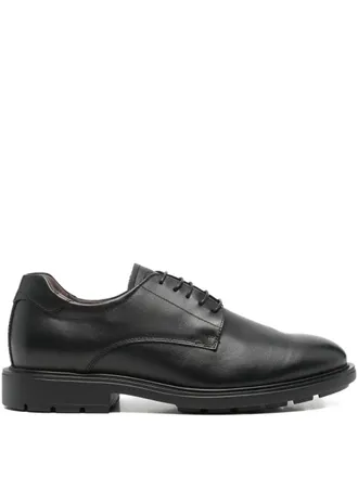 Nero Giardini lace-up leather derby shoes - Black
