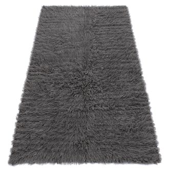RugsX Rugsx - Flokati De Lana - Cubrecamas, Tart&aacute;n Gris Grey 300x400 Cm