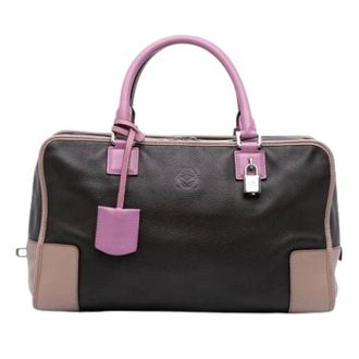 Loewe Pre-owned Handbags, female, Multicolor, Size: ONE SIZE Pre-owned Leather Handbag