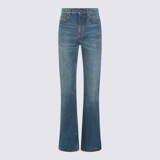 Chloé Blue Cotton Jeans