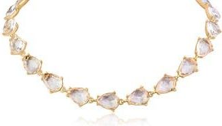 Jardin Pear Cut Crystal Collar Necklace in Clear/Gold at Nordstrom Rack, Size 16