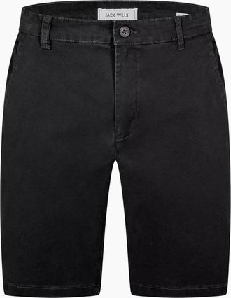 Jack Wills Mens Ex Jack Wills Mens Shorts Slim Chino Casual Pant - Black - Size: W30