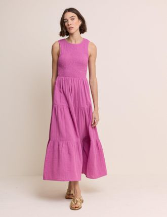 Nobody's Child Pink Sleeveless Charlie Midi Dress