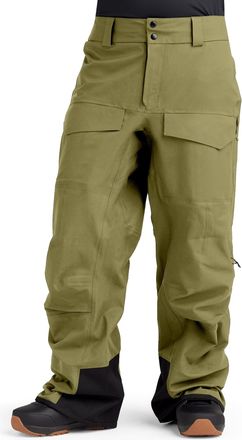 Dakine Mens Sender Stretch 3-Layer Ski/Snowboard Snow Pants, Earth Green, X-Large
