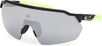 Adidas Sport SP0093 02C Mens Sunglasses Black Size 145
