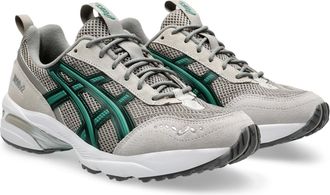Asics Sneaker ASICS SPORTSTYLE GEL-1090 v2, Damen, Gr. 36, grau (steeple grau, jasper gr&uuml;n), Leder, Synthetik, mehrfarbig, Schuhe Sneaker