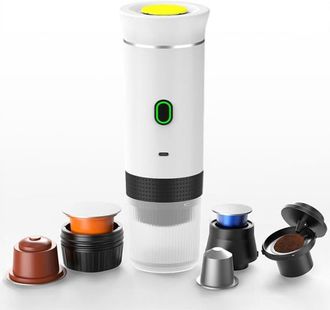 OEM Machine &Agrave; Caf&eacute;, Cafeti&egrave;re Portable Pour Les Voyages, Machine &Agrave; Caf&eacute; Expresso Portable &Eacute;lectrique Sans Fil Pour Voiture Et Maison