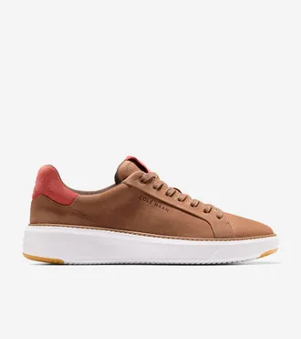 Cole Haan Mens GrandPr&oslash; Topspin Sneakers - Brown Size 10.5