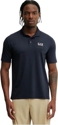 Emporio Armani Polo Shirts - Heren - Polos - Blauw - 2XL - Tops