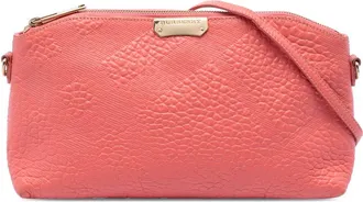 Burberry Pre-owned Burberry Small Grain Check Embossed Leather Chichester Crossbody Ladies AIRTZR9FTBGUUAUR