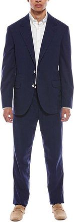 Brunello Cucinelli Prussia Cotton Blend Tailored Suit, Brand Size 46 (US Size 36)