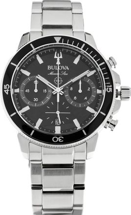 Bulova Marine Star Chronograph Horloge - Dames - Horloges - Zwart - ONE Size - Accessoires