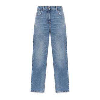Palm Angels Jeans de corte recto - Jeans - Mujer - Azul - W27
