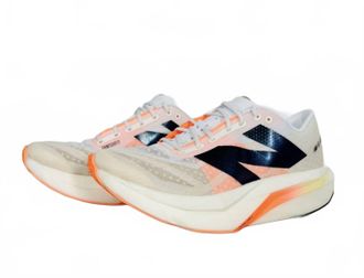 New Balance Mens Fuel Cell Super Comp Elite V4 Shoe In White Beige