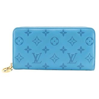Louis Vuitton Pre-owned Wallets, unisex, Blue, Size: ONE SIZE Pre-owned Long wallet (bi-fold)
