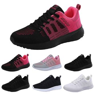 Generic Womens Trainers Running Shoes Size 4.5 Jogging Fitness Sneakers Lightweight Breathable Walking Gym Sports Casual Slip On Trainers Tennis Shoes Outdoor
