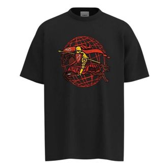Burberry Equestrian Knight Graphic T-Shirt, Size XX-Small